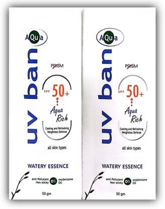 MIBHARA Sunscreen - SPF 50 PA+++ Uv Ban Aqua Rich SPF 50 Sunscreen Gel