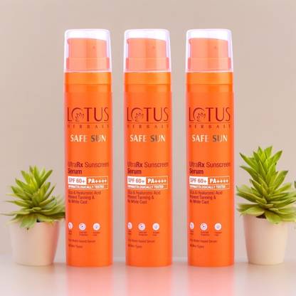 LOTUS HERBALS Sunscreen - SPF 70 PA++++ SAFESUN ULTRARX SUNSCREEN SERUM
