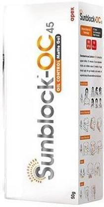 SUN BLOCK Sunscreen - SPF 50 PA++ Gel Sunscreen Gel SPF 45++