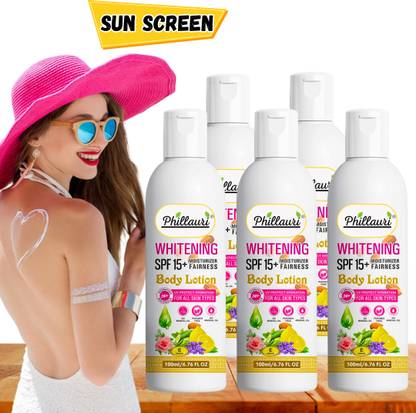 Phillauri Sunscreen - SPF 50 PA+++ Soft Moisturizing SPF 15 Body Lotion