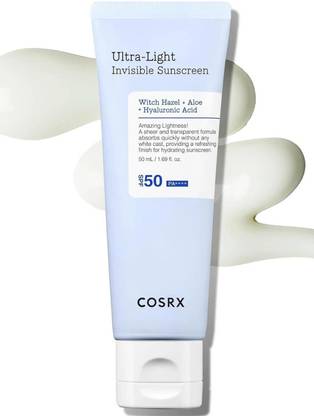Cosrx Sunscreen - SPF 50 PA++++ Ultra-Light Invisible Sunscreen | Korean Gel Sunscreen for Men & Women