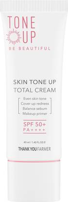Thank You Farmer Sunscreen - SPF 50+ PA++++ Skin Tone-Up Total Cream SPF50+ PA++++