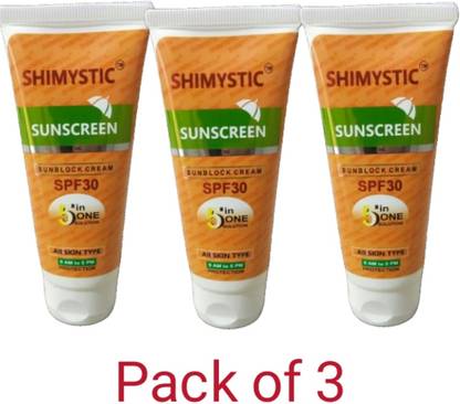 shimystic Sunscreen - SPF 30 PA+++ 5 IN ONE WITH SPF30