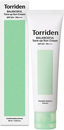 Torriden Sunscreen - SPF 50 PA++++ BALANCEFUL Cica Tone up Sun Cream SPF50+ PA++++ 60ml