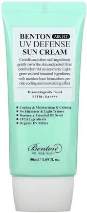 Benton Sunscreen - SPF SPF50+ PA++++ PA++++ Air Fit UV Defense Sun Cream SPF50+/PA++++ 50ml