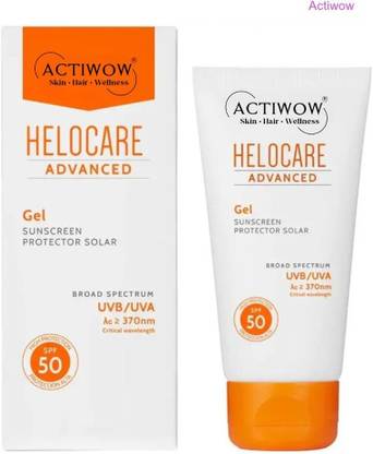 Actiwow Sunscreen - SPF 50 Helocare SPF 50 Sunscreen for Eco-Friendly Skincare Lovers