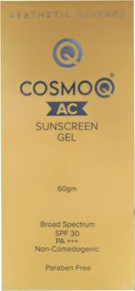 CosmoQ Sunscreen - SPF 50 PA+++ AC Sunscreen Gel