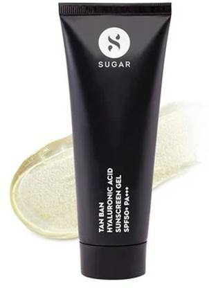 SUGAR POP Sunscreen - SPF 50 PA+++ Tan Ban Hyaluronic Acid SPF 50 Sunscreen Gel 50ML
