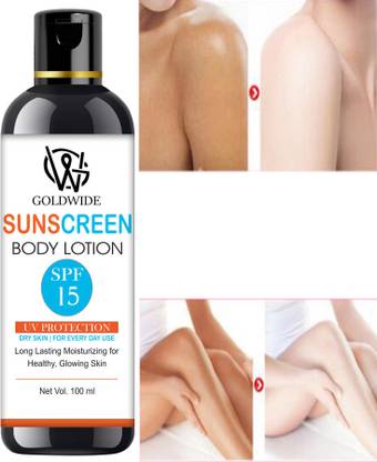GOLDWIDE Sunscreen - SPF 50 PA++ body lotion moisturizer