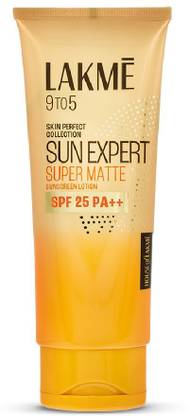 Lakmé Sunscreen - SPF 25 PA++ Sun Expert Super Matte Lotion Sunscreen