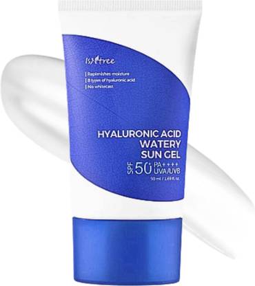 Isntree Sunscreen - SPF 50+ PA++++ Watery Sun Gel with Hyaluronic Acid | Lightweight Sunscreen for Daily Use