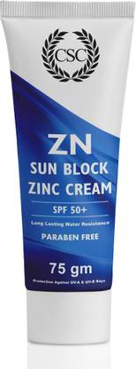 CSC Sunscreen - SPF 50 PA++ ZN SUNBLOCK ZINC CREAM