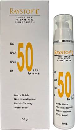 RAYSTOP Sunscreen - SPF 50 PA+++ Invisible Vitamin C Sunscreen