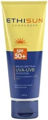 ETHISUN Sunscreen - SPF 50+ PA++ with SPF 50+ offers protection agains both UVA and UVB