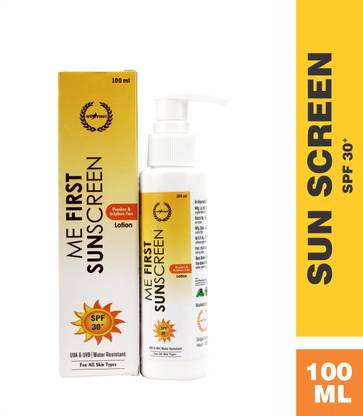 ME FIRST Sunscreen - SPF 50 PA++ Sunscreen Lotion SPF30+ Best For Indian skin