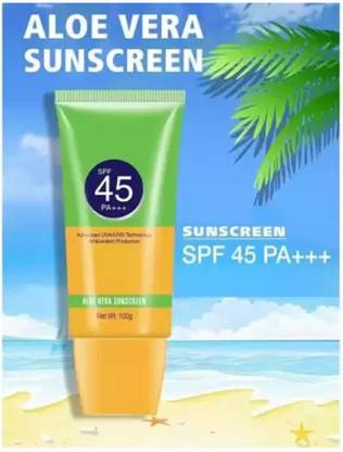 EVERERIN Sunscreen - SPF 45 PA+++ New Korean Aloe Vera Sunscreen
