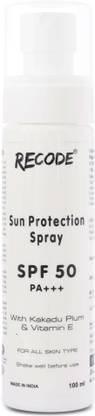 recode Sunscreen - SPF 50 PA+++ Sun Protection Spray SPF50 PA+++