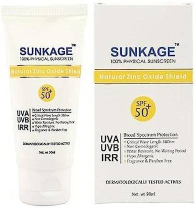 Sunkage Sunscreen - SPF 50 PA+ PhysicalSunscreen