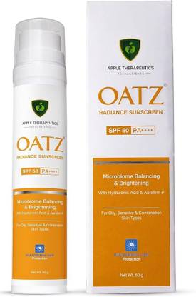 Oatz Sunscreen - SPF 50 PA+++ Radiance Sunscreen SPF 50 PA++++ EACH 50g (pack of 1)