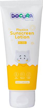 DOCURA Sunscreen Baby Physico Sunscreen Lotion - Pure Protection for Sensitive Skin, Body & Face