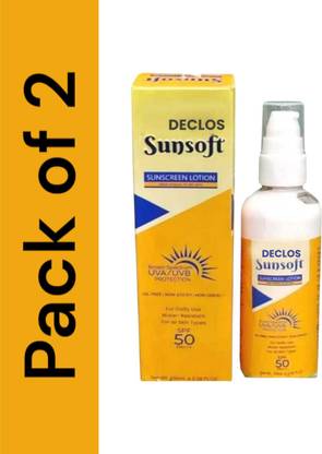 DECLOS Sunscreen - SPF 50 PA++++ dermaster new sunsoft lotion