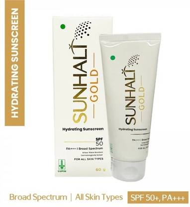 SUNHALT Sunscreen - SPF 50 PA+++ GOLD Sunscreen Cream
