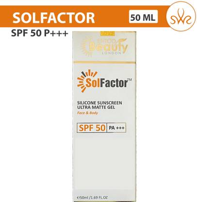 SWR Sunscreen - SPF 50 PA+++ Solfactor Ultra Matte SPF 50 Gel