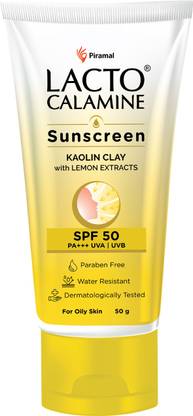 Lacto Calamine Sunscreen - SPF 50 PA+++ Sunshield Matte Look Paraben & Sulphate free