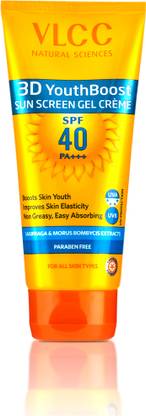 VLCC Sunscreen - SPF 40 PA++ 3D Youth Boost Sunscreen Gel Cream - For Sun Protection