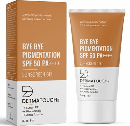 Dermatouch Sunscreen - SPF 50 PA++++ BYE BYE PIGMENTATION SUNSCREEN - SPF 50 PA++++ | FOR ALL SKIN TYPES | 30g
