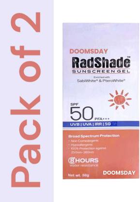 DOOMSDAY Sunscreen - SPF 50 PA+++ Sunscreen - SPF 50 PA+++ radshade sunscreen gel