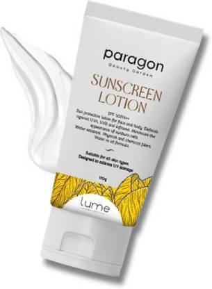 Lume Sunscreen - SPF 50 PA++ Sunscreen Lotion SPF30 120 gram, PA++, Water Resistant, Suitable for all skin types