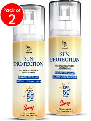 TNW - The Natural Wash Sunscreen - SPF 50 PA+++ Sun Protection SPF 50 PA+++ | UVA & UVB Rays | Niacinamide |