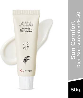 O3+ Sunscreen - SPF 50 Mijoo Korea Sun Comfort Lightweight Sunscreen SPF 50 with Rice Probiotics 50g