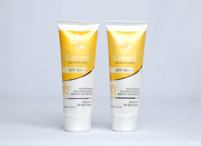 Cubit Sunscreen - SPF 50 PA++ SUNCARD SUNSCREEN LOTION (PACK OF 2)