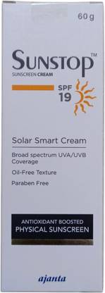 SUNSTOP Sunscreen - SPF 50 PA+++ Sunscreen - SPF 19 Sunscreen Cream (60 g)