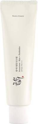 Beauty Of Joseon Sunscreen - SPF 50 PA++++ Sun Rice + Probiotics Daily Sunblock With No White Cast For Men & Women