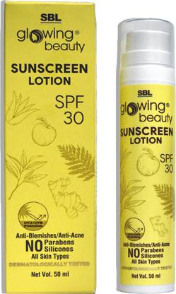SBL Sunscreen - SPF 50 Glowing Beauty Sunscreen Lotion (Pack of 2)