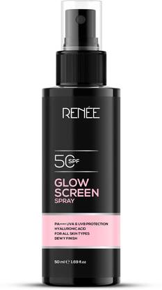 रेने Glowscreen SPF 50 Sunscreen Spray - 50ml SPF - 50 PA++++