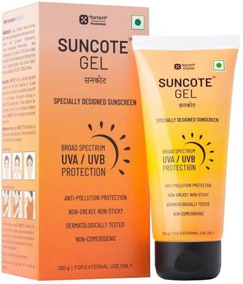 Suncote Sunscreen - SPF 50 Torrent Sunscreen Gel