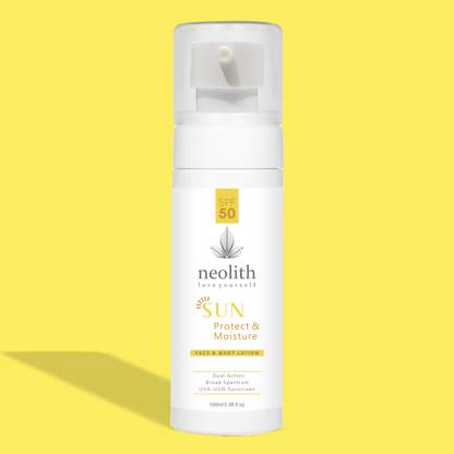 NEOLITH Sunscreen - SPF 50 PA++ Face & Body Lotion With UVA-UVB | Dual Action | Broad Spectrum