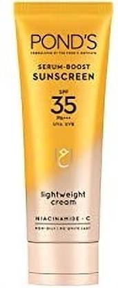 POND's Sunscreen - SPF 50 PA+++ Serum boost Sunscreen cream SPF 35 PA+++ 100G