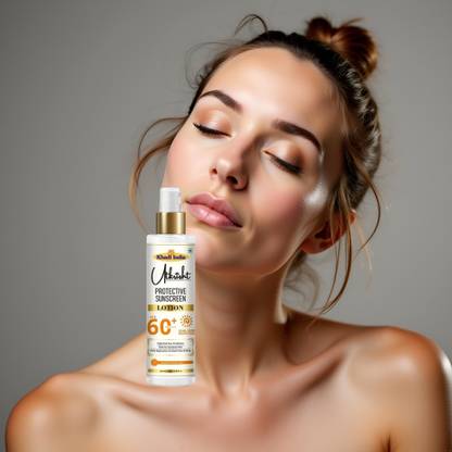 Utkrisht Sunscreen - SPF 60+ PA+++ Khadi Natural SPF 60 Sunscreen for Clean Skin Glow