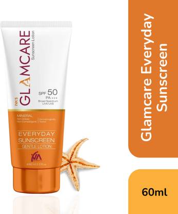 Glamcare Sunscreen - SPF 50 PA+++ EVERYDAY SUNSCREEN LOTION SPF 50++++, UVA/UVB Protection