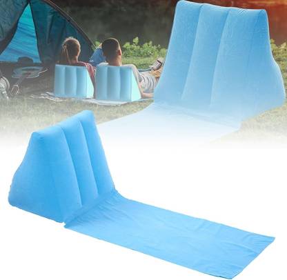 Deoxys Portable Beach Lounge Chair Mat, Lightweight Foldable Inflatable Lounger Supporter