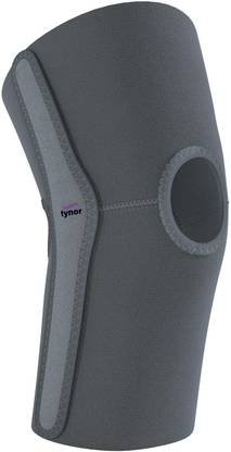 TYNOR Elastic Knee Support, Grey, Small, 1 Unit Knee Support