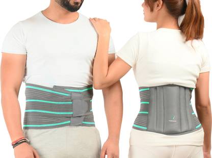 K स्क्वेरियन्स LS Belt | Lumbar Sacral Belt for Women & Men Back Support बैक / लंबर सपोर्ट