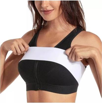Anas Breast Support Band No-Swing' Adjustable No Bounce Breast Band Bra Belt Abdominal Belt