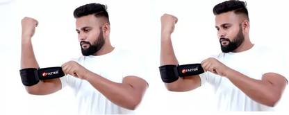 FAZTER Extreme Tennis Elbow Support With Compression Pad For Elbow Injuries (Free Size) Elbow Support