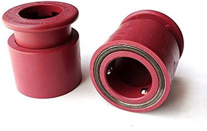 Ader Sporting Goods Ader Quicklee Collars For 1" Diameter Bar Pvc Or Steel (1" Red Pair) Back / Lumbar Support